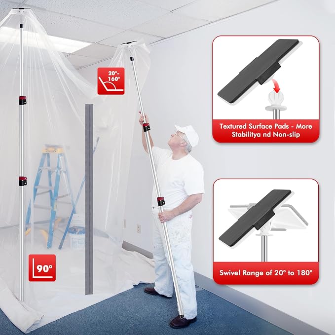 12FT Dust Barrier Poles - Image 5