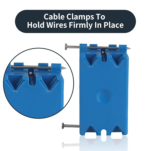 10-Pack New Work Box 1 Gang, New Work Electrical Nail Outlet Box, 18 cu. in | - Image 8