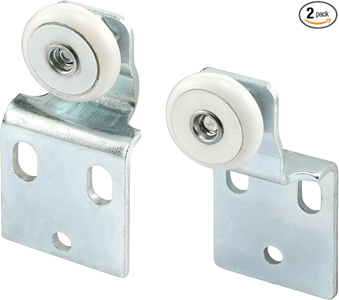 Prime-Line N 7533 Sliding Closet Door Roller Kit, 3/4 In. Wheel Diameter by Prime-Line