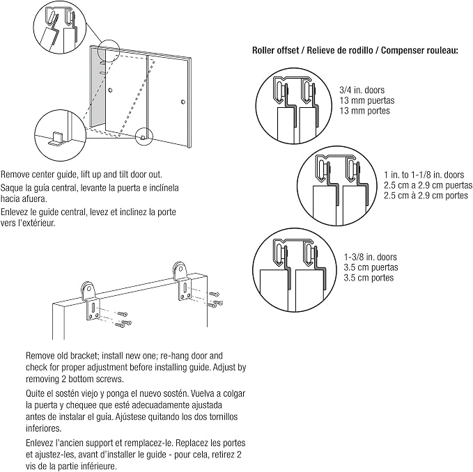 Prime-Line N 7411 Sliding Closet Door Roller Kit - Image 3
