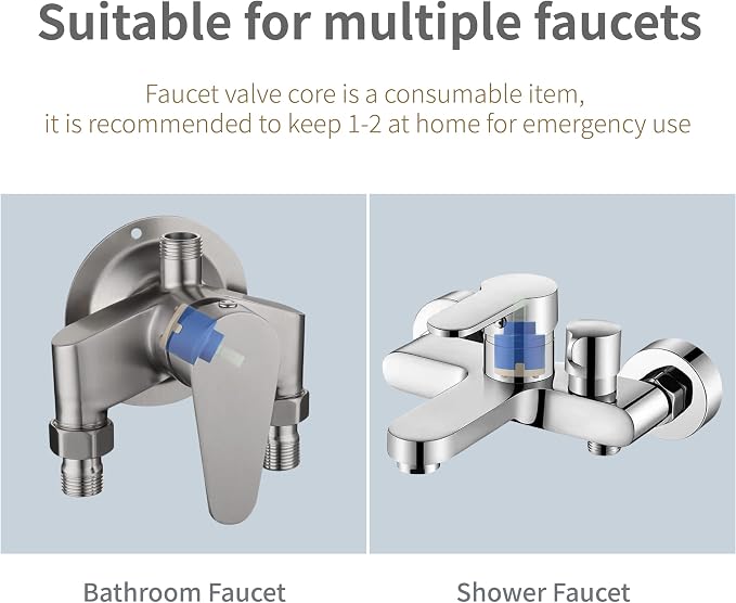 40mm Ceramic Faucet Cartridge, Replacement - Image 3