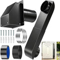 4 Inch Dryer Vent Kit with 9.5-14.5" Adjustable Periscope Dryer Vent & Outdoor by GTACASS