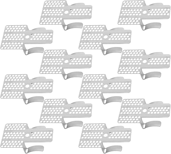 NOLITOY Drywall Fastener Clips Sheetrock Mount Support Stainless Steel 12pcs by NOLITOY