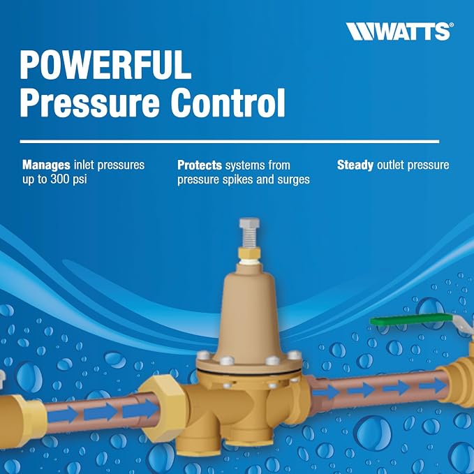 Watts LF25AUB-Z3 Lead-Free Water Pressure Reducing Valve 3/4" NPT - Image 15
