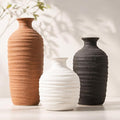 Dobbyby Ceramic Vase Set of 3 Neutral Decorative Vase by Dobbyby