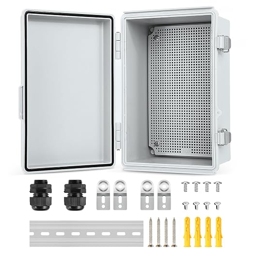 IP67 Outdoor Electrical Junction Box Waterproof 11.4"×7.5"×5.5" | Weatherproof by JOISYOYA