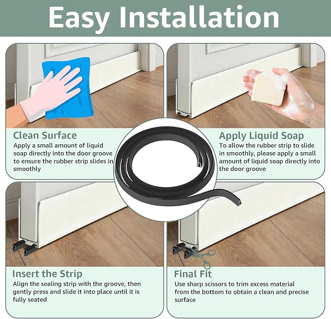 Replacement for Larson & Pella Storm Door Weather Sweep | CH9030501 Storm Door - Image 8