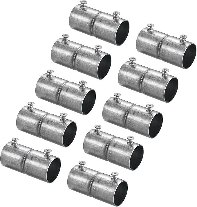 uxcell EMT Coupling, 25mm EMT Set Screw Coupling Conduit Fittings 57mm Length by uxcell