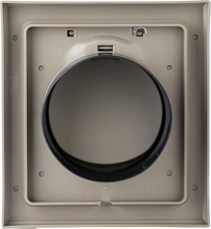 NO-PEST VENT Dual Door Dryer Vent Cover 4 Inch Outdoor, Made in USA, Highest - Image 6