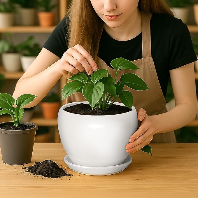 Deep Dream 8 Inch Plant Pot - Image 5