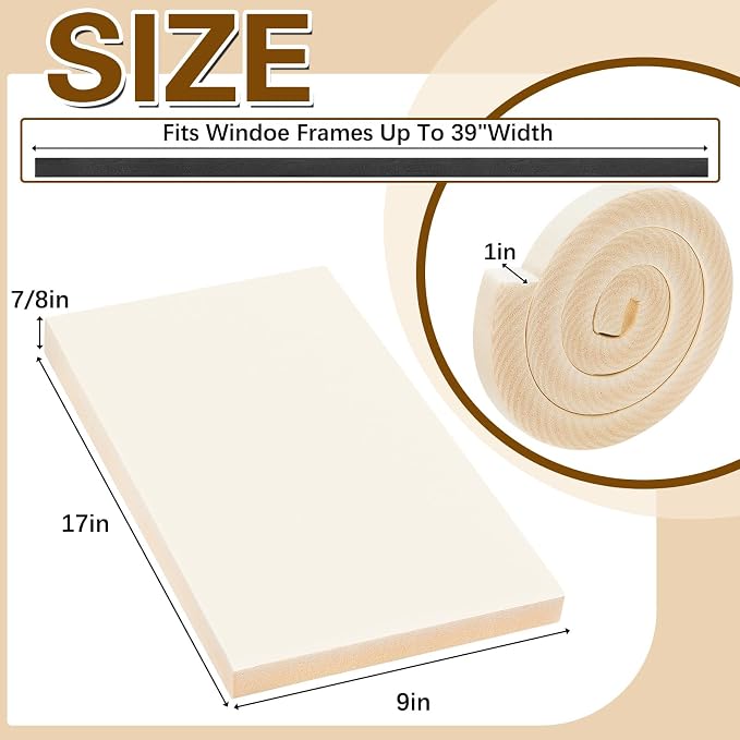 Pangda 4 Pcs Window Ac Insulated Foam Panels - Image 2
