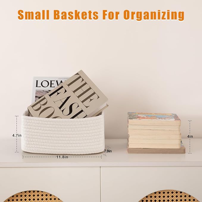 OIAHOMY 4 PACK 7L Storage Baskets - Image 2