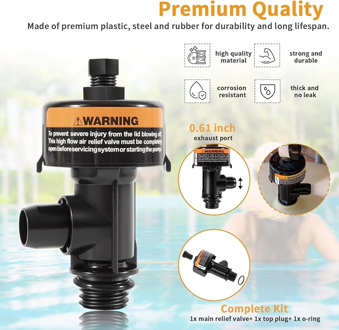 98209803 High Flow Manual Relief Valve Replacement/Air Relief Manual Valve - Image 4