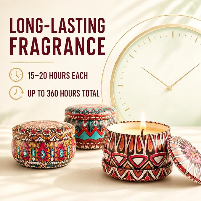 18 Pack Scented Candles Gift Set - Image 4