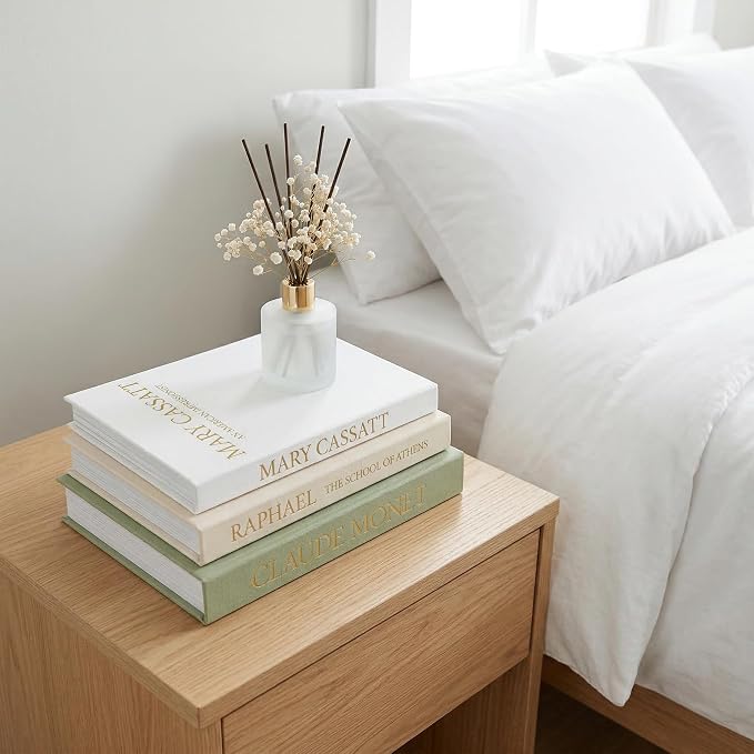 Sage Green Faux Book Box Set of 3 - Image 9