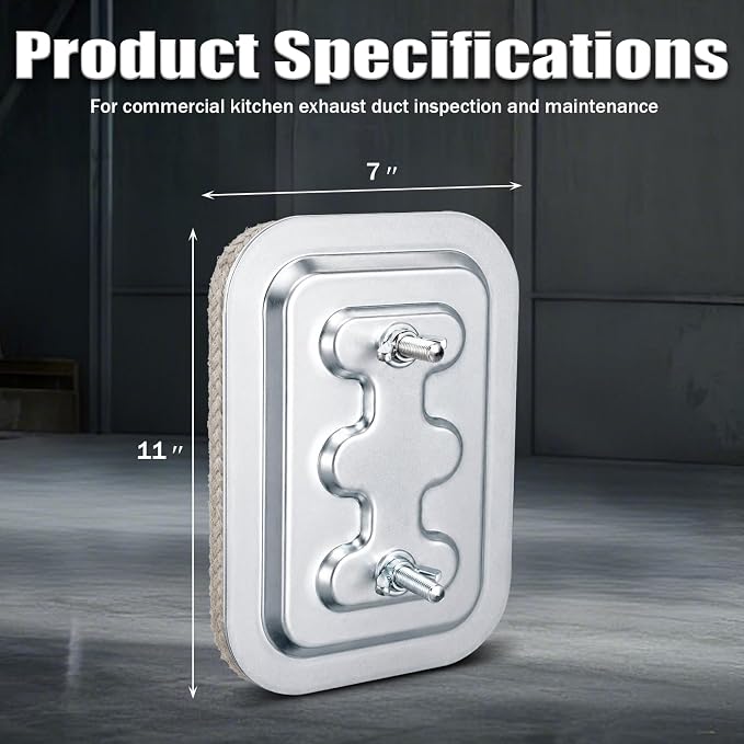 High Temperature Grease Duct Access Door 6" x 10" | - Image 3