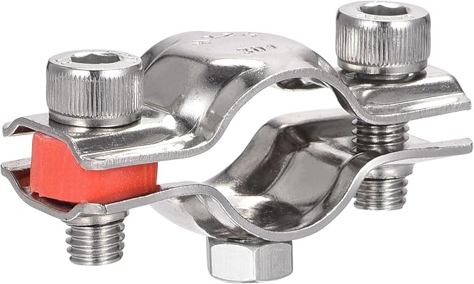 uxcell Wall Ceiling Mount Pipe Supports, 304 Stainless Steel Adjustable Pipe - Image 5