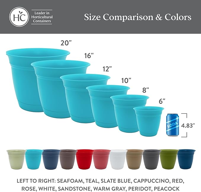 The HC Companies Eclipse Round Planter - Image 6