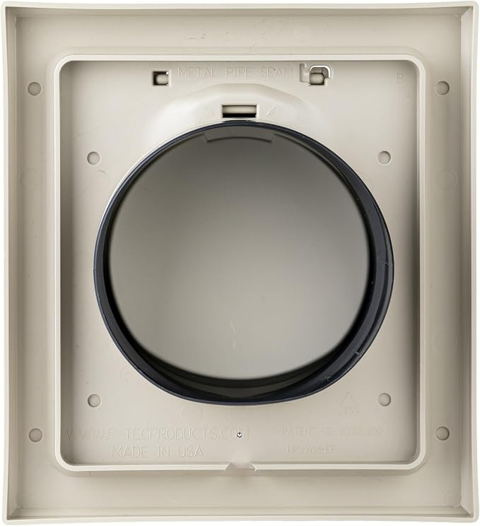 NO-PEST VENT Dual Door Dryer Vent Cover 4 Inch Outdoor, Made in USA, Highest - Image 8