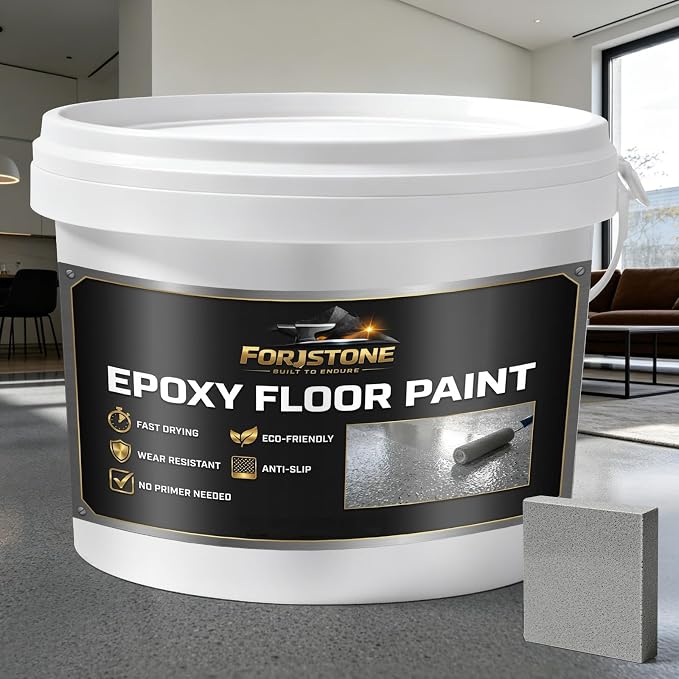 Epoxy Colored Sand Floor Paint Self Leveling by Unknown