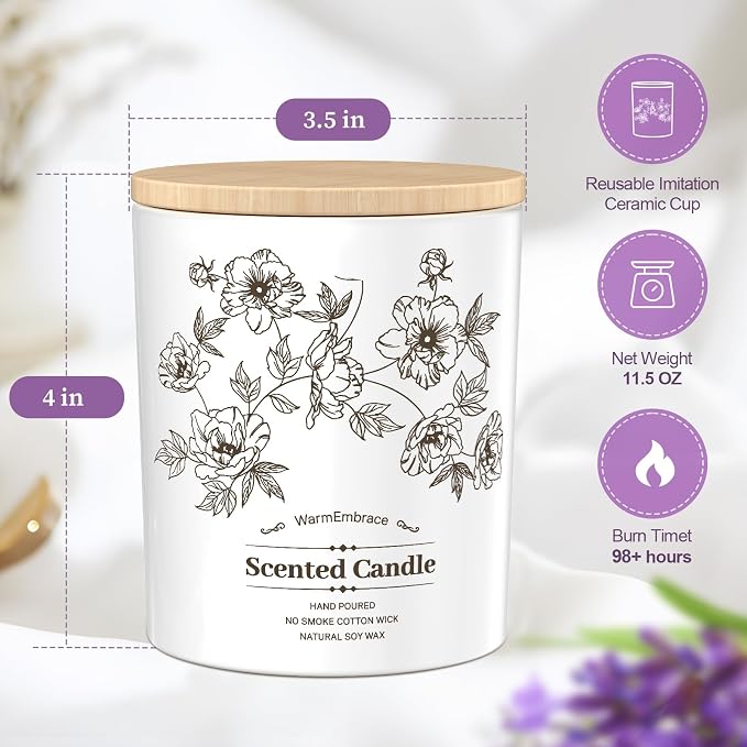 WarmEmbrace Deluxe Scented Candle - Image 3