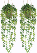 2 Pack Artificial Hanging Plants by Nisoger