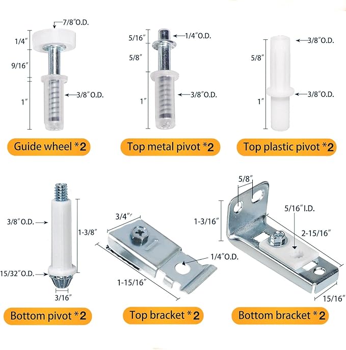 Bifold Door Hardware Repair Kit - Image 2