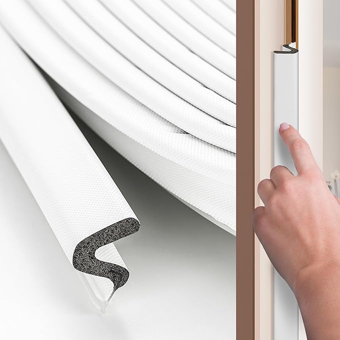 Door Weather Stripping, 50 FT V-Shaped Kerf Seal by RavinteHardware