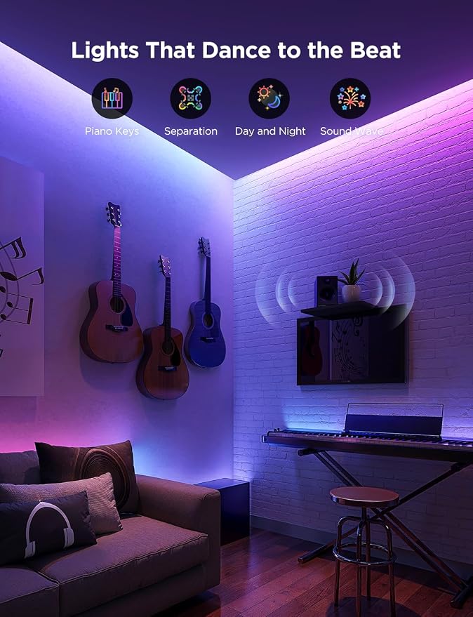 Govee RGBWWIC LED Strip Light 2 Pro 32.8ft, Smart Control - Image 4