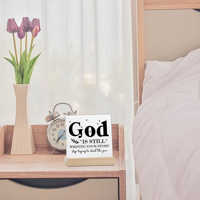 Farmhouse Decor, Acrylic Christian God Home Decorations, Aesthetic Entry Way - Image 4