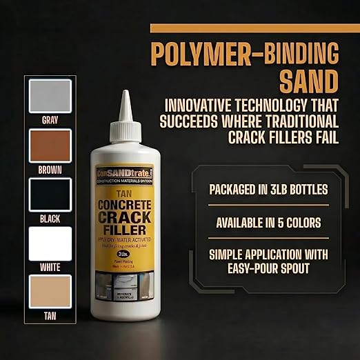 Concrete Crack Filler - 3 lb. - Polymer Based Sealant - Image 6