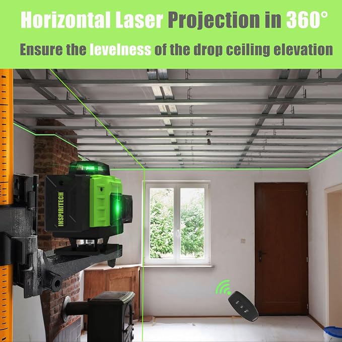 Laser Level 360 Self Leveling for Tiling Floor Wall Ceiling Construction - Image 5