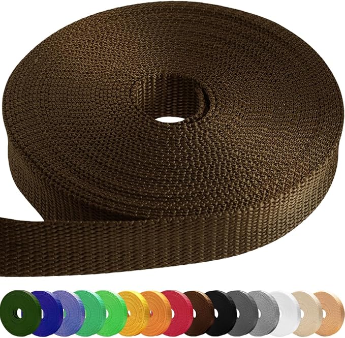 Webbing Strap, 3/4" to 2", 10-50 Yds, EDC gear, backpack repair and pet dog by TECEUM