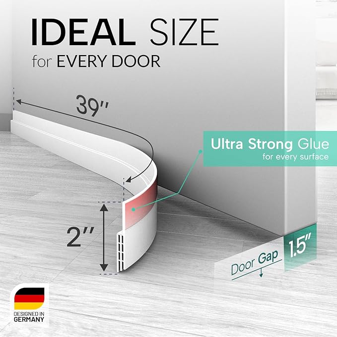Vellure® Door Draft stoppers for Bottom of Door - Image 2