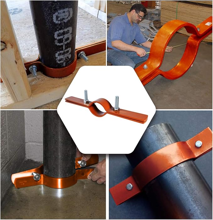 Highcraft DMST-FD06 Riser Clamp Vertical Pipe Hanger, - Image 4