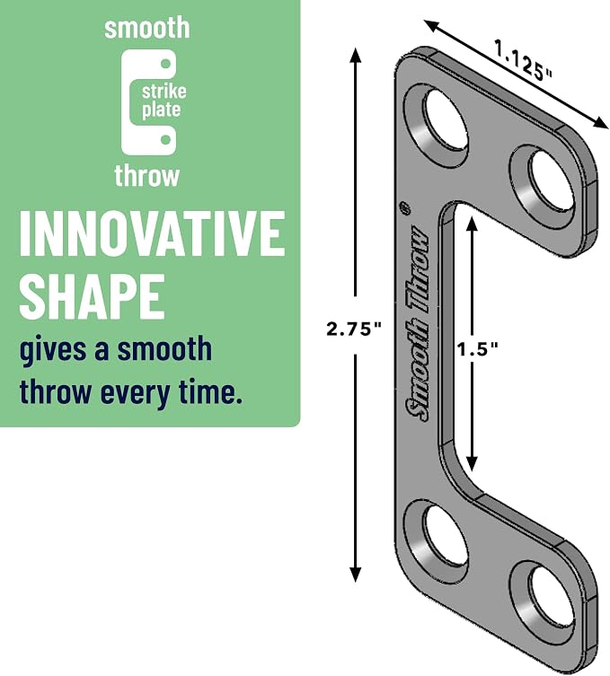 Oversized Adjustable Strike Plate - Image 3