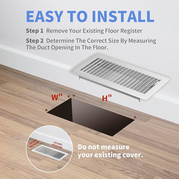 Howeall 4" x 10" Floor Register - Image 6