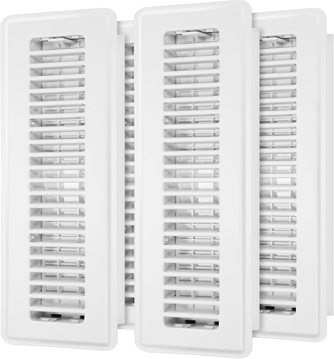 Floor Register 2x12-4 Pack Vent Covers by HQZHQZ