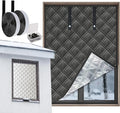 Thermal Window Cover for Winter, Max Adjustable to 43x59, Durable Oxford Cloth by Aozzy