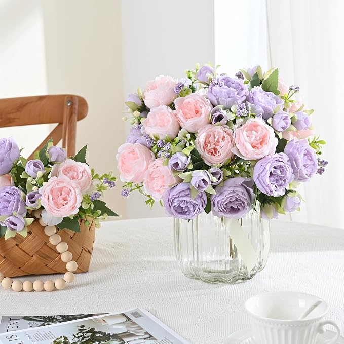 8 Packs Peonies Artificial Flowers - Image 6