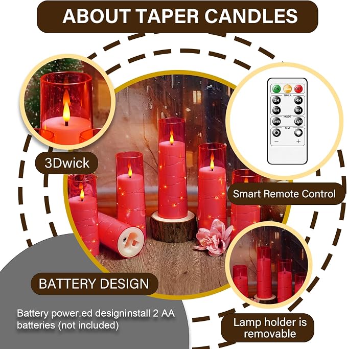 kakoya Flameless LED Candles - Image 4
