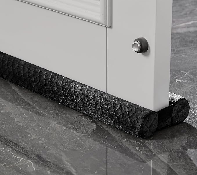 Ciieyuo Velvet Door Blocker, Adjustable 30–36 Inches | Under Door Noise Stopper by LiveBetterFeelBetterChooseCiieyuo
