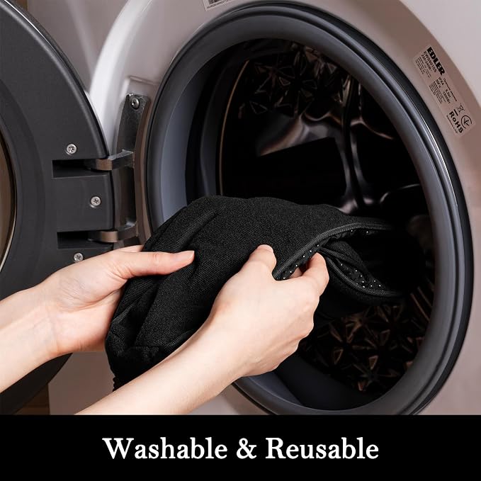 Sunolga Door Draft Stopper, Removable Washable Cover, Blocks Hot and Cold Air - Image 5