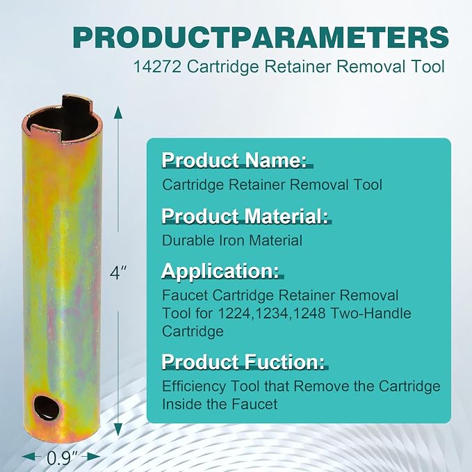 1224 14272 Faucet Cartridge Replacement Compatible - Image 3