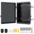 Electrical Junction Box, IP67 Waterproof Outdoor Box ABS Plastic Enclosure by Qukipet