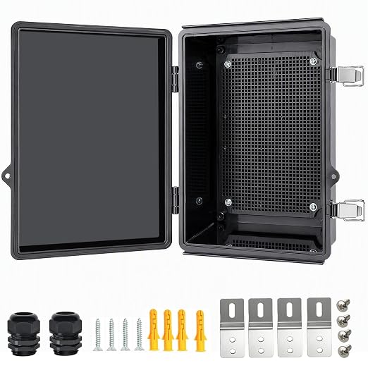 Electrical Junction Box, IP67 Waterproof Outdoor Box ABS Plastic Enclosure by Qukipet