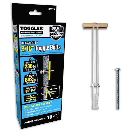 TOGGLER SNAPTOGGLE Toggle Bolt 3/16-24 UNC by TOGGLER