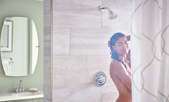 Moen T2901 Gibson Chrome Posi-Temp Shower Valve Trim | Valve Required - Image 9