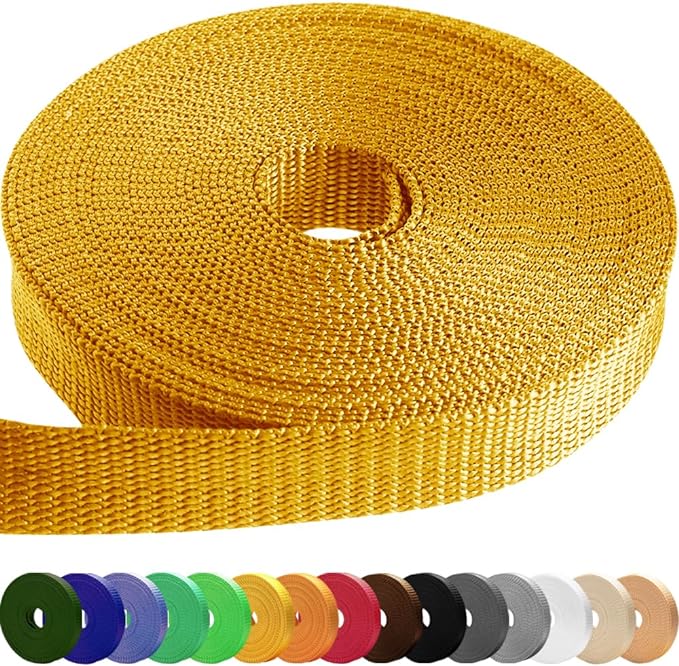 Webbing Strap, 3/4" to 2", 10-50 Yds, EDC gear, backpack repair and pet dog by TECEUM