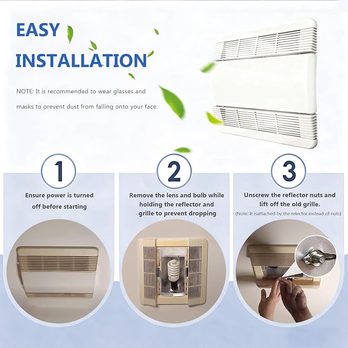85315000 Bathroom Vent Fan Cover - Image 4